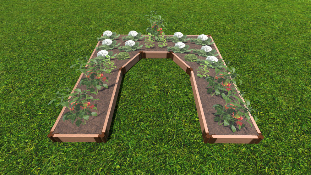 Classic Sienna Walk-In Topolski' 8'x8'x5.5" Raised Garden Bed, 2" Profile