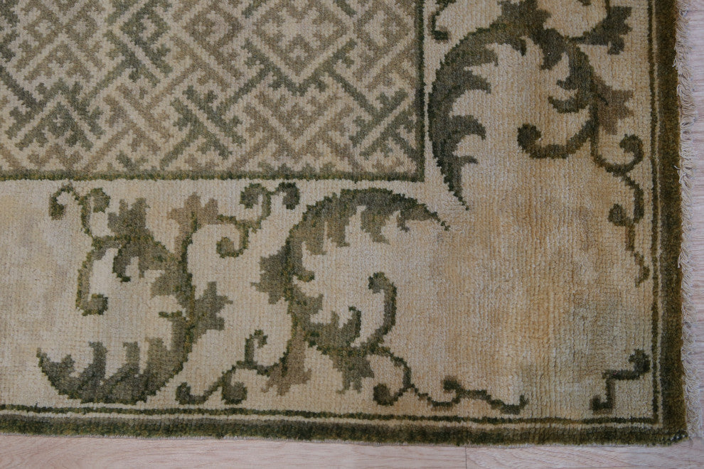 Beige Transitional All Over Ningxia Area Rug