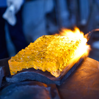 Lava Integrated LED Brass Mini Pendant