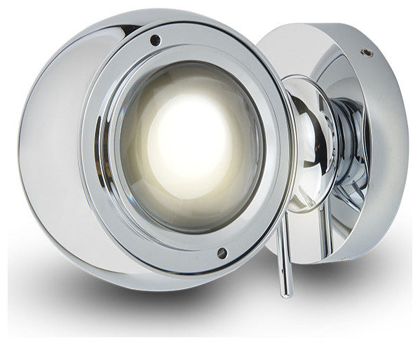 Integrated LED Adjustable Wall Mount ETL Certified Commercial Grade, Chrome