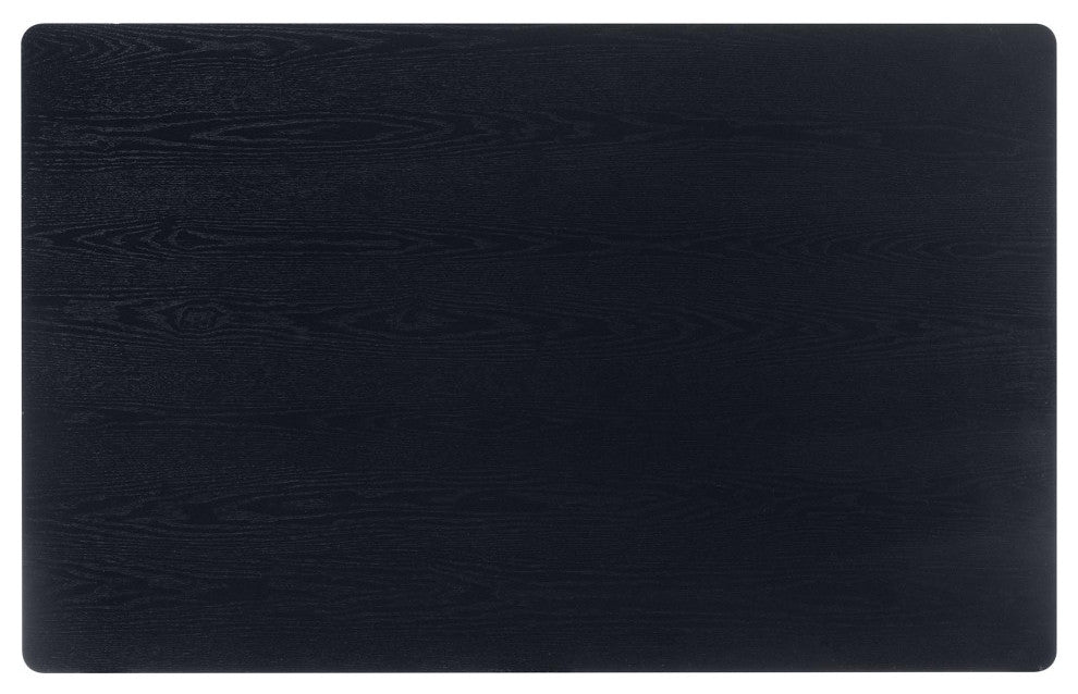 Shurik Wood Dining Table, Black