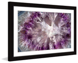 "Crystallized Amethyst" Framed Art Print