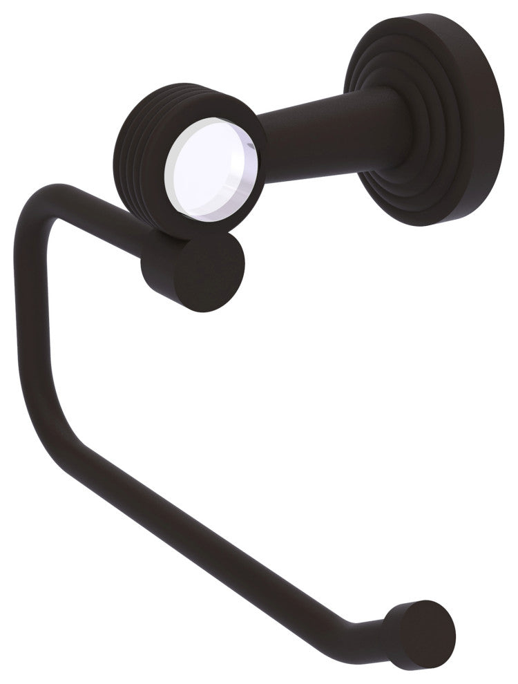 Pacific Beach Euro Style Groovy Accent Toilet Tissue Holder, Oil Rubbed Bronze