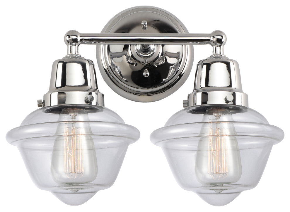 Innovations 623-2W-PC-G532 2-Light Bath Vanity Light, Polished Chrome
