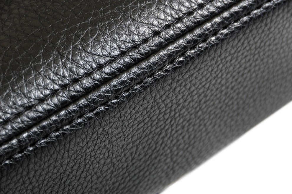 Modrest Craig Modern Black Bonded Leather Office Chair