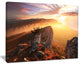"Sunrise in Ai Petri Mountains" Landscape Canvas Photo Print, 20"x12"