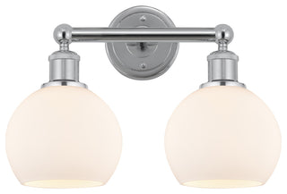 Innovations 616-2W-PC-G121-6 2 Light Bath Vanity Light, Polished Chrome