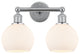 Innovations 616-2W-PC-G121-6 2 Light Bath Vanity Light, Polished Chrome