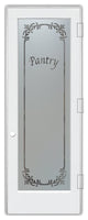 Pantry Door - Lenora - Primed - 28" x 96" - Knob on Left - Push Open