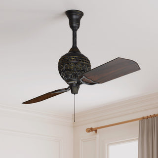 Hunter Fan Company 60" 1886 Limited Edition Midas Black Ceiling Fan