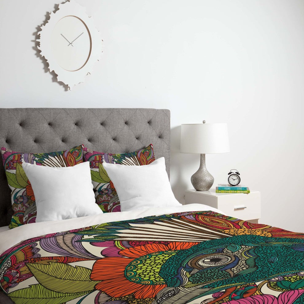 Deny Designs Valentina Ramos Alexis And The Flowers Duvet Cover - Lightweight