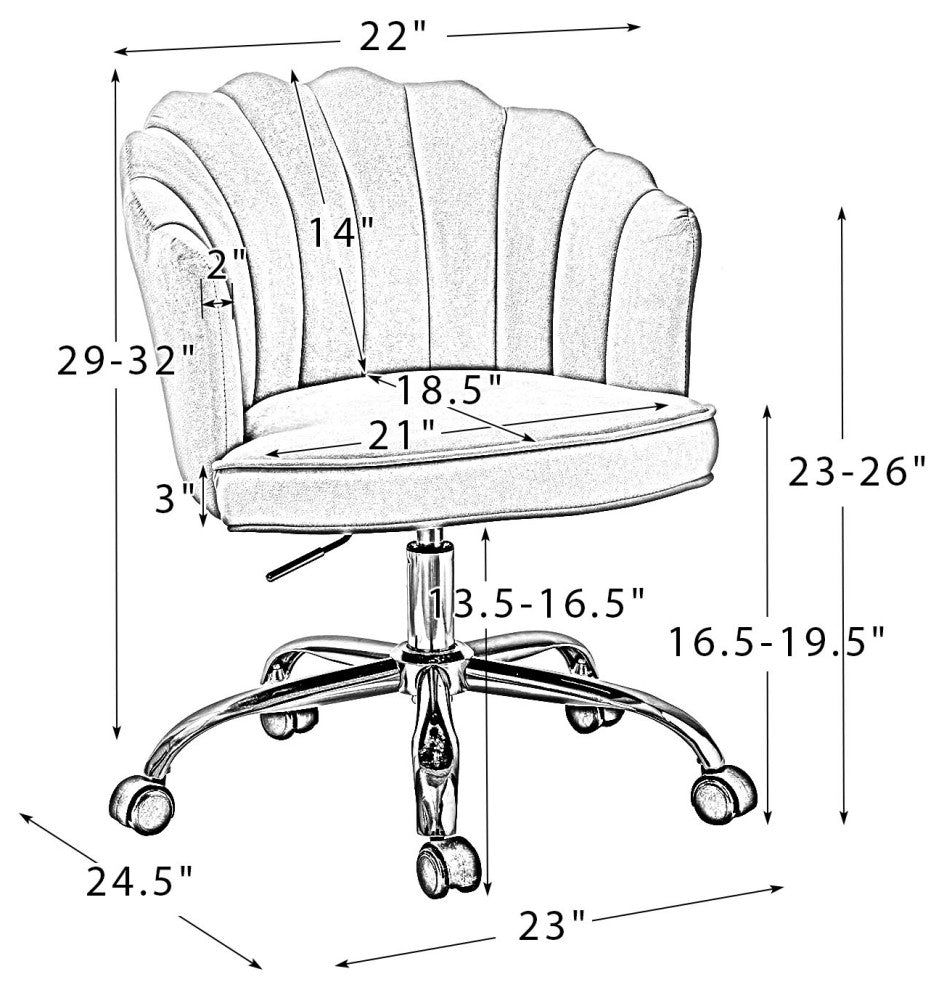 Task Chair, Pink