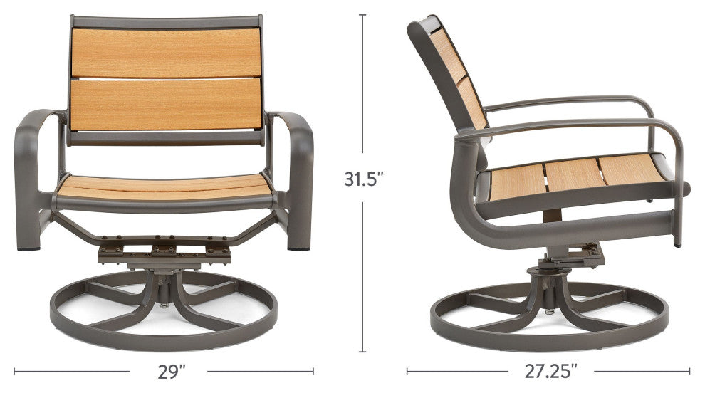 Harper Swivel Rocker Lounge Chair