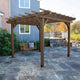 Bodhi Pergola, 10x10 and Weatherly Swing Set 5', Weathered Acorn
