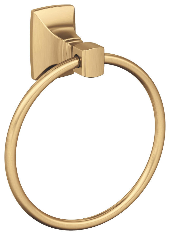 Amerock Highland Ridge Transitional Towel Ring, Champagne Bronze