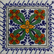 6x6 4 pcs Cacerez Talavera Mexican Tile