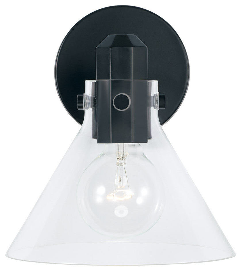 Capital Lighting 645811-528 Greer 9" Tall Wall Sconce - Aged Brass