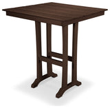 POLYWOOD Farmhouse 37" Bar Table, Mahogany