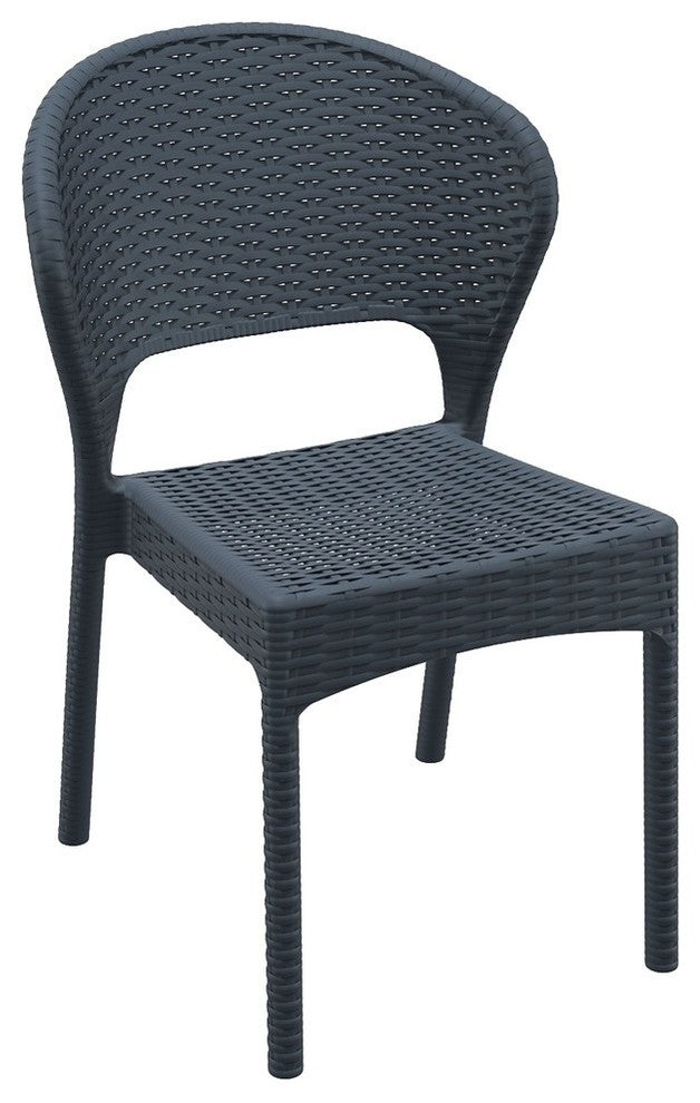 Compamia Daytona 7-Piece Extendable Dining Set, Dark Gray