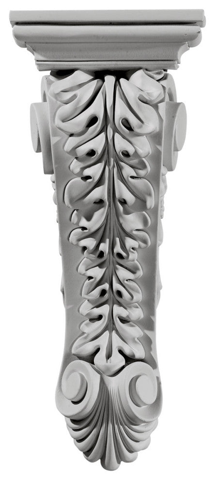 6 1/8"W x 4 1/4"D x 14 1/2"H Jackson Single Leaf Drop Corbel