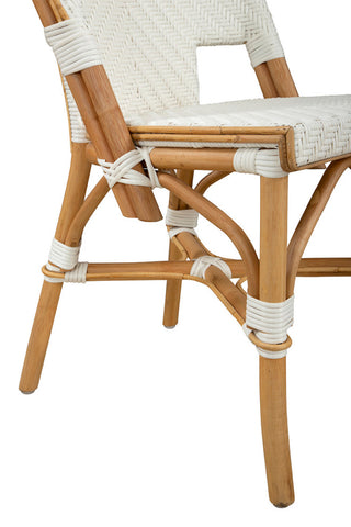 Jade 42" Tall Counter Stool, White