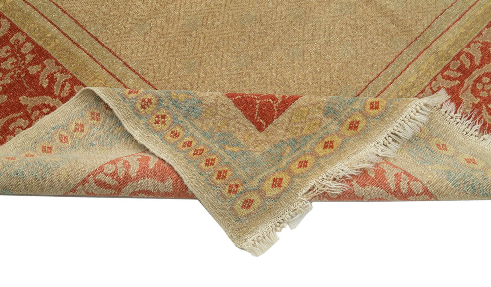 Rug N Carpet - Handwoven Oriental 5' 8" x 8' 4" Wool Oushak Area Rug