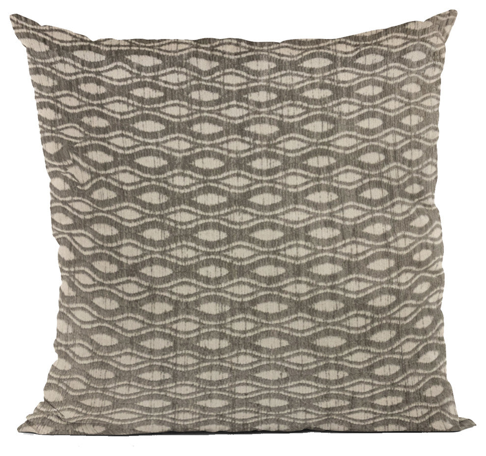 Plutus Brown Bites Dot Luxury Throw Pillow, 20"x26"