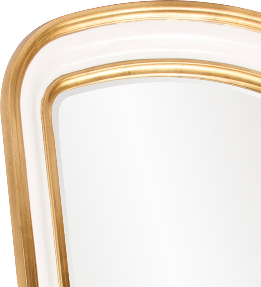 Howard Elliott Darius White Tapered Mirror