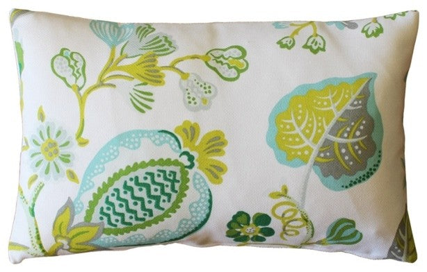 Pillow Decor - St. Thomas Lime Outdoor Throw Pillow12x20