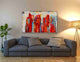 Epic Graffiti 'District 8' by Erin Ashley Giclee Wall Art, 54"x40"