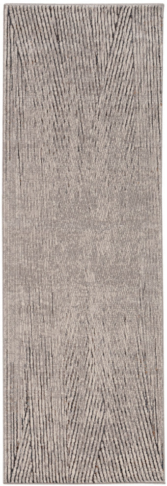 KAS Inspire 7504 Ivory/Gray Parker Area Rug, 5'3"x7'7"