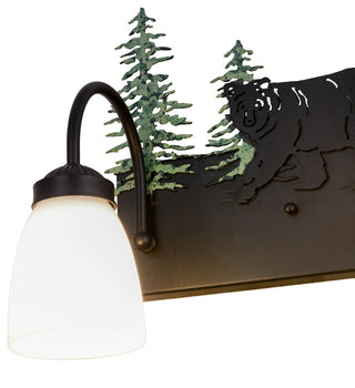 16 Wide Lone Bear 2 Light Vanity Light