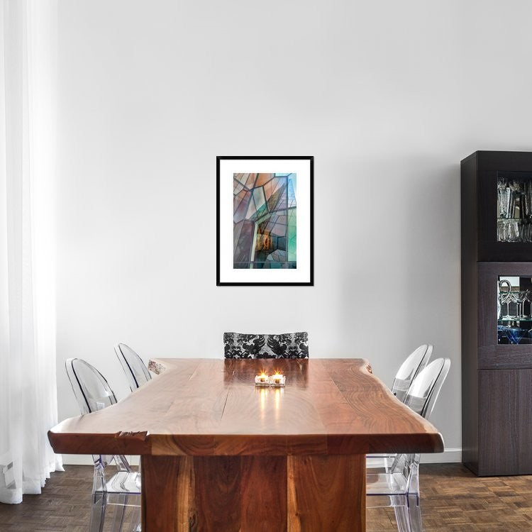 "Colour Mosaic" Framed Digital Print by Jure Kravanja, 22x30"