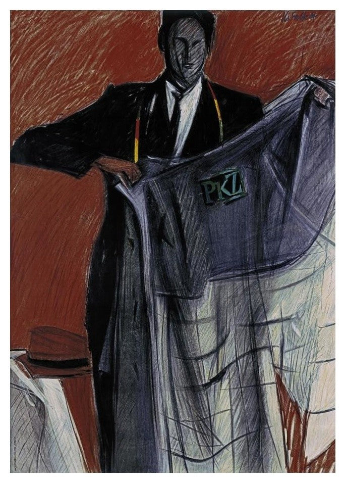 "PKZ" Digital Paper Print by Hans Falk, 18"x24"