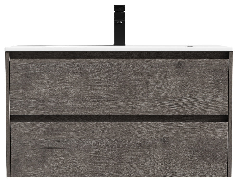 The Marlow Single Bathroom Floating Vanity, Kye, 36"