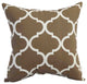 17" Square Polyester Outdoor Throw Pillows, Set of 4, Landview Mocha