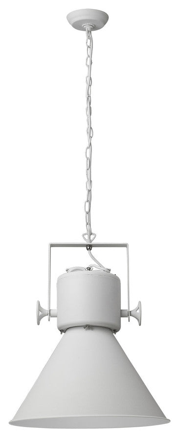 Crew 1-Light White Pendant