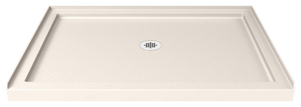 DreamLine SlimLine 32x42x2 3/4 Center Drain Single Threshold Shower Base Biscuit