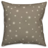 Gray Twinkle 18x18 Spun Poly Pillow