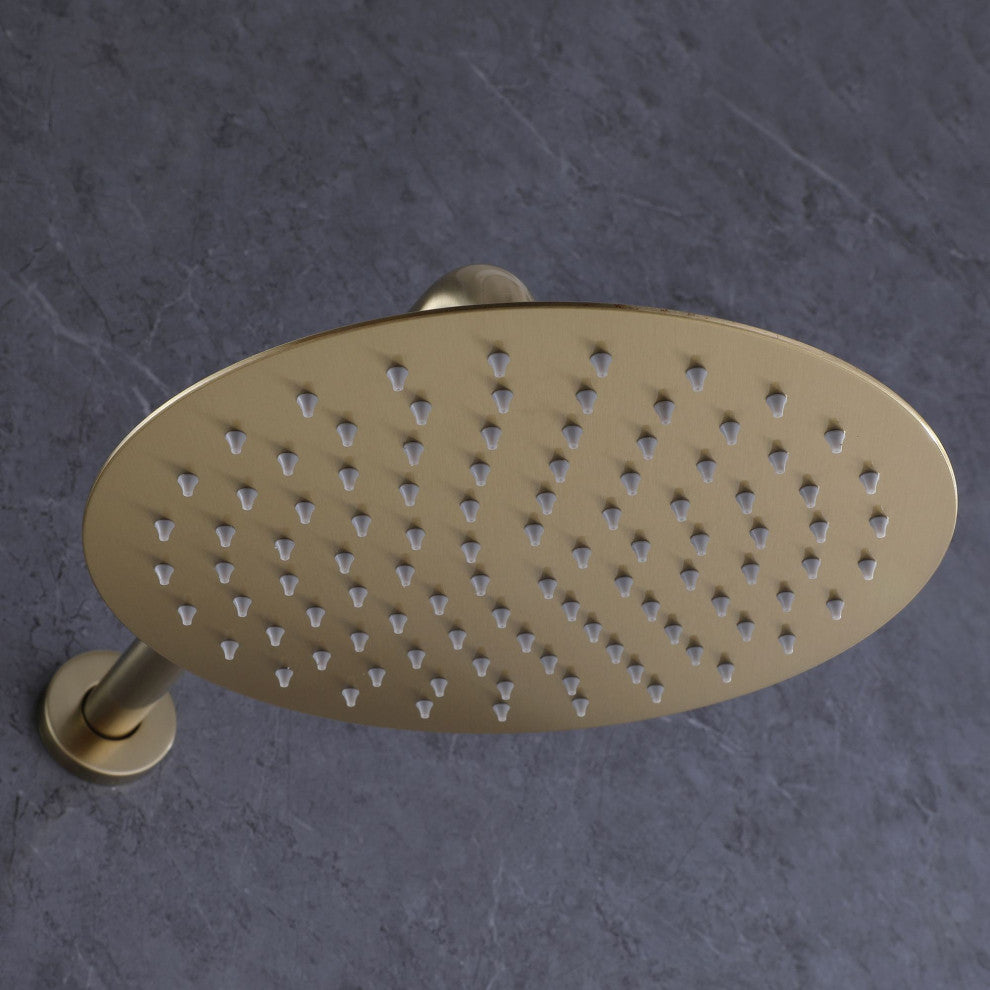 Round Two-function Concealed Bathroom Shower Set, With Embedded Box