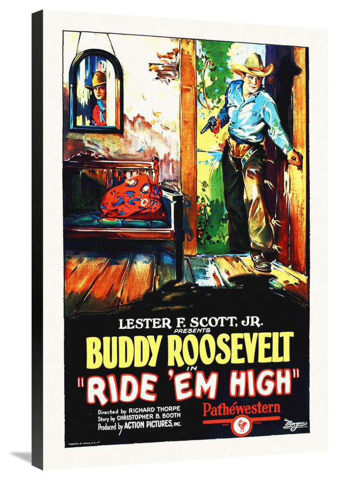"Ride 'em High" Stretched Canvas Giclee by Hollywood Photo Archive, 24x36"