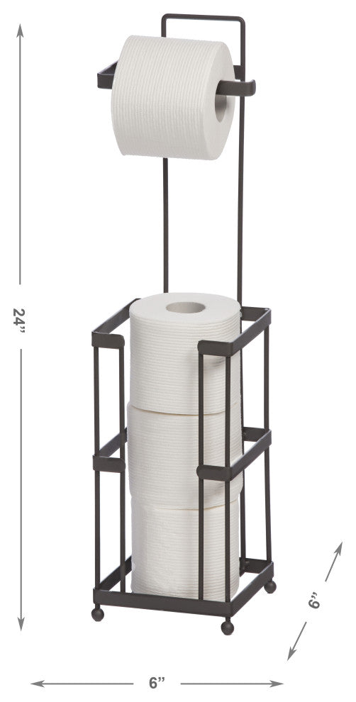 Mango Steam Toilet Paper Holder With Storage