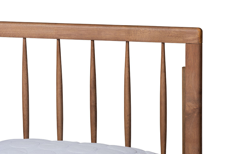 Reidy Modern Farmhouse Mission Wooden Platform Bed Collection, Full