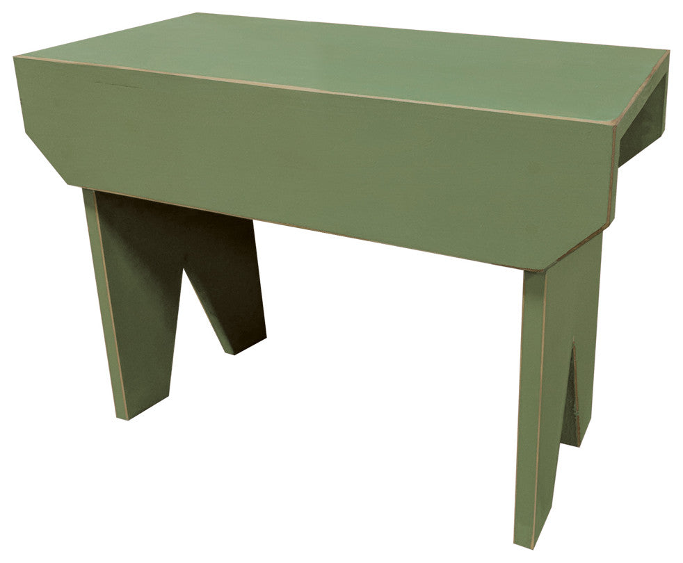 Simple Wood Bench, Old Sage