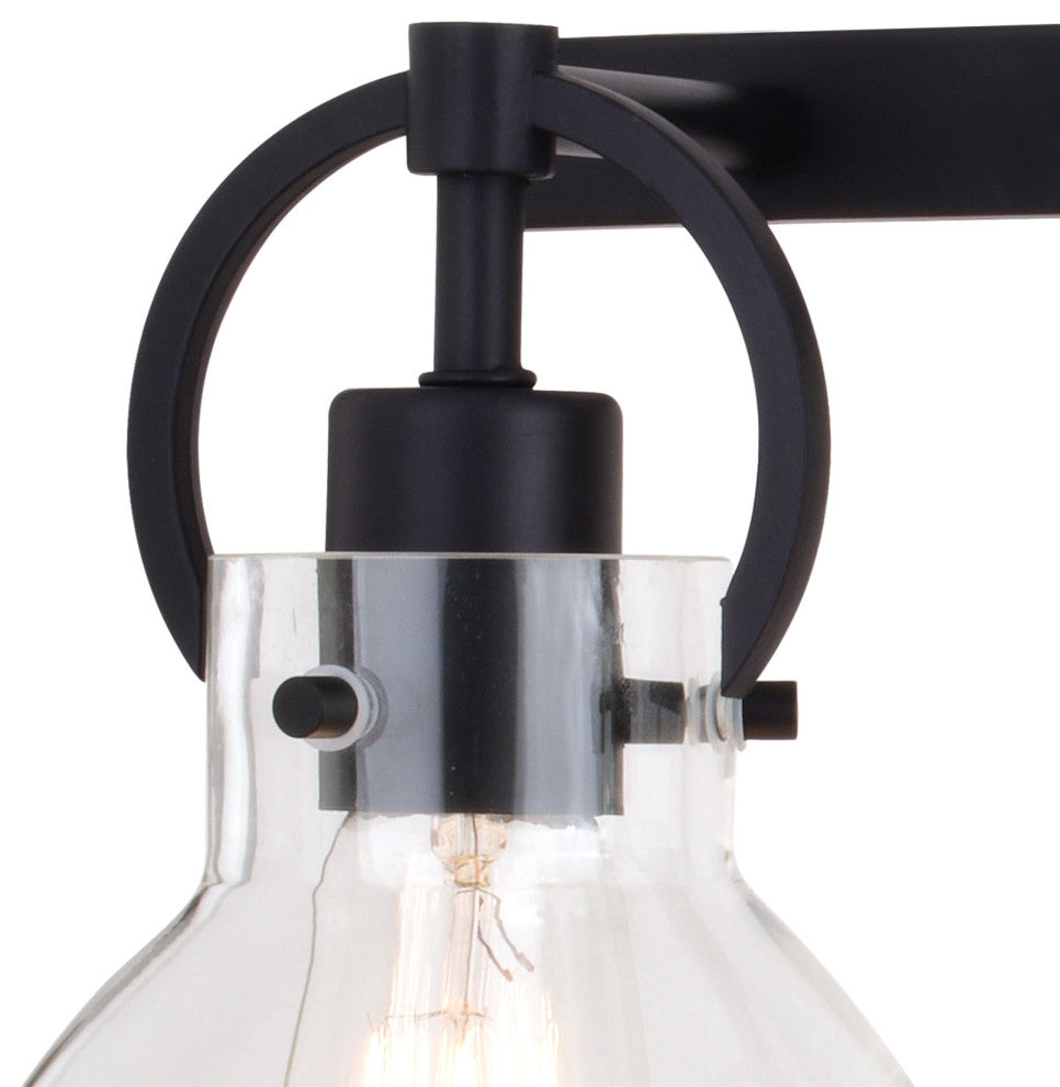 Vaxcel Lighting W0418 Ogden 3 Light 26"W Vanity Light - Matte Black