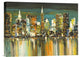 "Le mille luci di New York" Stretched Canvas Giclee by Luigi Florio, 16"x12"