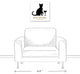Designs Direct Creative Group Jerk Cat Martini 16x16 Canvas Wall Art