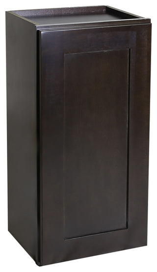 Design House 586487 Brookings 9"W x 36" Tall 1 Door Wall Cabinet - Espresso