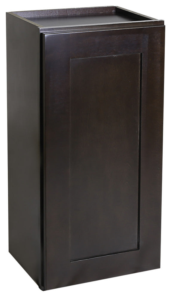 Design House 586487 Brookings 9"W x 36" Tall 1 Door Wall Cabinet - Espresso