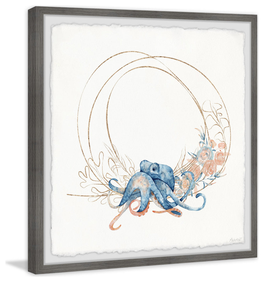 "Don't Look at Me" Framed Painting Print, 32x32